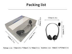 2024 7.1 bao quanh điện thoại tai nghe cáp USB micro chuyên nghiệp trung tâm cuộc gọi văn phòng họp tai nghe để giao tiếp - Product Image 6