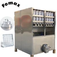 Máquina de fabricación de cubitos de hielo industriales de fábrica profesional refrigerado por aire refrigerado por agua 5 toneladas por día 1000kg compresor de bloques de hielo