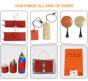 100Mm X 120Mm Silicone Rubber Warmer <b>Heater</b> for Honey Beehive Warmer With NTC 100K - Product Image 6