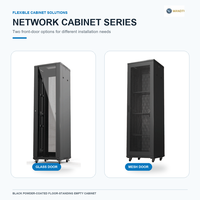 Armoire de serveur OEM & ODM 42U, armoire réseau, armoire de serveur avec système de refroidissement