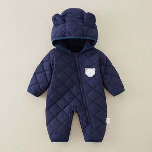 Combinaison de ski à capuche pour enfants, tenue d'extérieur, nouveau barboteuse pour bébé pour l'hiver - Product Image 1