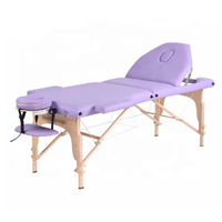 Kostenloser Versand Leder-Massageliege Spa-Bett Wimpernbett Faltbare Schönheitssalon-Massageliege