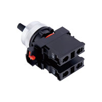 ELEWIND Commutateur à bouton-poussoir 2NO 22mm 3 positions (PB226-20X/31)