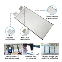 Sel Baterai Semi-Solid State CALH 3.7V 26Ah 309wh/kg Densitas Energi Tinggi 26000mAh NCM Pouch Cell untuk Drone UAV