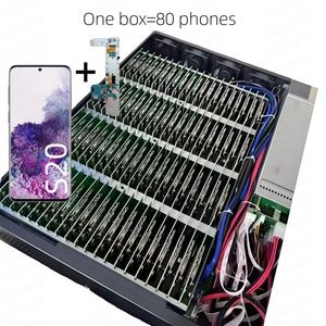Caja para Granja de Teléfonos Usados, 80 Teléfonos, Placas Base Android para Redes Sociales, Embalaje Personalizado - Product Image 1