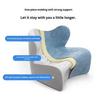 Support <span class=keywords><strong>lombaire</strong></span> léger petit <span class=keywords><strong>coussin</strong></span> de siège ergonomique pour enfants antistatique en forme de L <span class=keywords><strong>canapé</strong></span> de Protection de la colonne vertébrale de Style japonais - Product Image 4