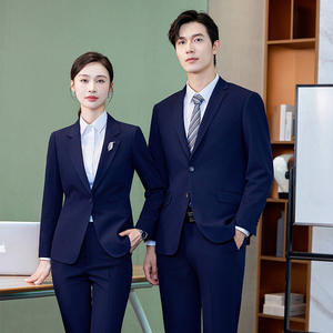 신상품 이탈리안 고품질 플러스 사이즈 통기성 좋은 남성용 2피스 비즈니스 캐주얼 웨딩 신랑 블레이저 정장 - Product Image 3