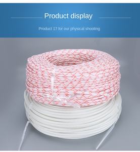 2715 огнестойкая силиконовая Стекловолоконная втулка 1,5 кВ ПВХ термостойкий резиновый стеклянный материал для высоких температур - Product Image 4