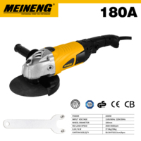 Meuleuse d'angle électrique filaire 180A 2000W à vitesse variable, 180 mm, 7 pouces, avec poignée longue, outil électrique pour couper, meuler et polir