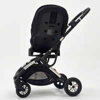 Poussette de luxe compacte pour bébé avec système de voyage 360 °   Siège rotatif multifonctionnel pour poussette bébé, petit volume pliable