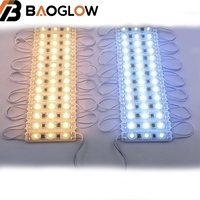Modules LED étanches IP65 pour extérieur, AC 220V SMD 2835 2W, blanc chaud/froid, modules LED injectés pour enseignes et éclairage publicitaire