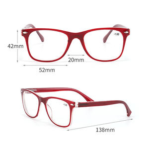 المسامير الانتهاء الرجعية الكلاسيكية قصر النظر نظارات المرأة مستطيل قصر نظر النظارات-0.5 -1.0 -<span class=keywords><strong>1.25</strong></span> -1.5 إلى-4.0 - Product Image 2