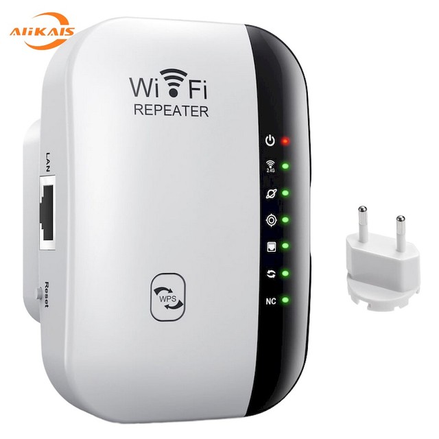 4G LTE WiFi Signal Booster 300Mbps, 2.4GHz Wireless Repeater Extender for Home/Office, Indoor Coverage up to 2500 sq.ft