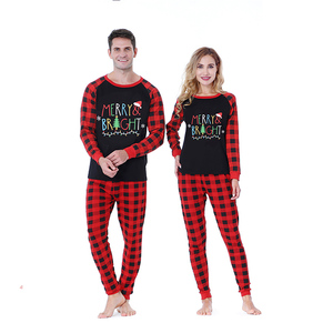 Pyjama de noël <span class=keywords><strong>personnalisé</strong></span>, ensemble de vêtements de nuit pour la <span class=keywords><strong>famille</strong></span>, Parent-enfant, imprimé ours à carreaux, 2023 - Product Image 5