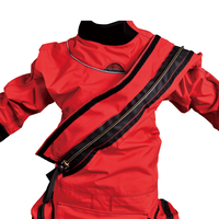 Combinaison de sauvetage aquatique légère et ergonomique avec protection intégrale du corps, poitrine renforcée en Kevlar et protection des genoux, pour la pêche à sec et le sauvetage frontal en eau.