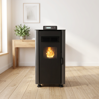 Poêle à granulés de bois facile à nettoyer avec allumage automatique WH-PD-50 pour le chauffage domestique, poêle à granulés de biomasse pour 60 m² ㎡   Aire
