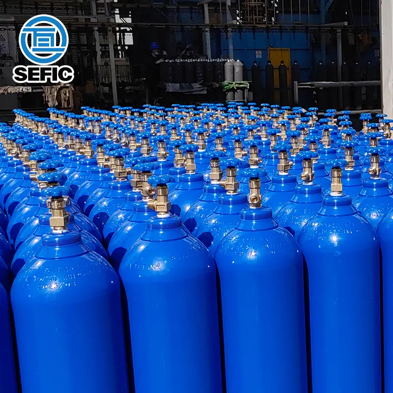 Industrial 99.999% High Purity Sf6 Gas Electron Grade Gas 40l 150bar Sf6 Gas Cylinder