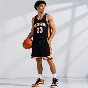 Uniformes de basket-ball personnalisés, shorts amples avec poches, maillot de basket, vêtements d'équipe, conception en 1 jour, échantillonnage en 3 jours - Product Image 1