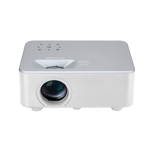 Proyector Elegante Negro-Gris, Diseño Moderno de Doble Tono, Resolución 1280x720, Transmisor, Múltiples Entradas, Altavoz Integrado - Product Image 5