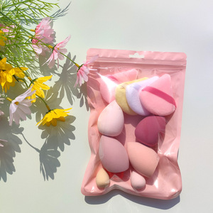 맞춤형 개인 브랜드 초극세사 메이크업 스펀지 휴대용 라텍스 프리 뷰티 에그 내추럴 파운데이션 루스 파우더 블렌더 퍼프 - Product Image 2