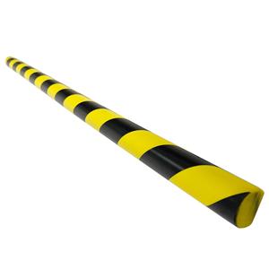 Bande anti-collision en mousse PU, noir et jaune, protection de bord de sécurité pour garage et usage industriel, épaisseur 10 mm - Product Image 1