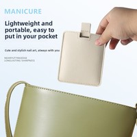 Ensemble de coupe-ongles rétractables en acier au carbone de qualité supérieure, pochette d'échantillons, coupe-ongles de haute qualité à pointe inclinée (grands/petits) pour
