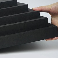 Feuille de mousse EVA ESD noire Leenol pour emballage, dureté EVA-38-40