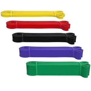 Ensemble de bandes de résistance en latex colorées pour l'exercice, bandes de fitness élastiques durables en plusieurs couleurs et tailles - Product Image 3