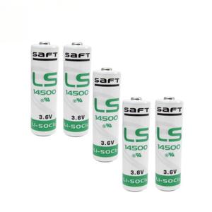 Batería cilíndrica SAFT de 2.6AH 9.36Wh, 3.7V, de cloruro de litio primario (Li-SOCl2) LS14500, de alta densidad energética para codificadores de medidores. - Product Image 5