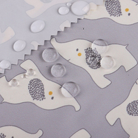 Tissu PUL en polyester TPU 100% imprimé numérique imperméable et personnalisé pour les coussinets de couches pour enfants
