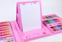 Coffret d'Art 208 Pièces pour Enfants : Pinceaux, Crayons de Couleur, Pastels à l'Huile, Feutres Aquarelle – Idée Cadeau Fête des Enfants