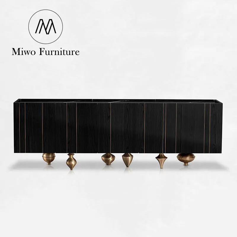 Italian Design living room marble tv stands Furniture Modern Cabinet Wooden luxury Tv Cabinet with Metal Leg