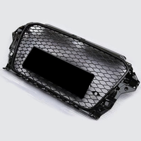 Nouvelle calandre de voiture de haute qualité en nid d'abeille pour Audi 13-16 A3/S3 Sline/Non Sline Noir brillant ABS Maille Installation facile