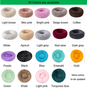 Lieferant Verkauf Grün Runde Form Katzen haus Gemütliche Ruhe Hundes ofa Wasch bares Bett Für Haustier Welpen Und Kitty - Product Image 4