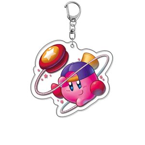 พวงกุญแจอะคริลิคพิมพ์ลายการ์ตูนอนิเมะเกม Kirby <span class=keywords><strong>Waddle</strong></span> <span class=keywords><strong>Dee</strong></span> Meta Knight ของที่ระลึก - Product Image 5
