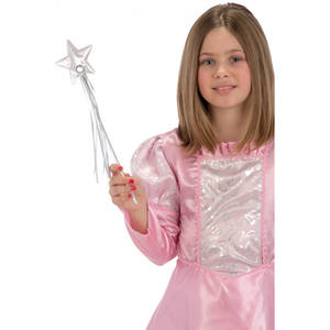 Varita de Hada de Tela Plateada, 37 cm de Alto - Product Image 1