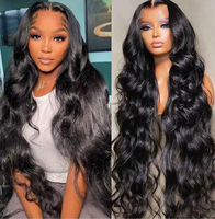Wig Rambut Asli Vietnam Tanpa Lem, Model Bone Straight, Lace Front, Wig Rambut Manusia India 13x6, Wig Closure Hd Lace Frontal Murah