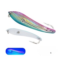 Hameçon en forme de nœud, synthétique, coloré, avec paillettes électroplaquées, lest de pêche pour la pêche en haute mer, la traîne, la pêche en bateau, la pêche au maquereau