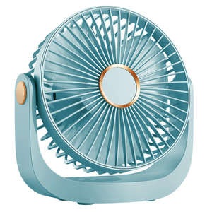 Mini ventilador de escritorio para el verano, portátil y silencioso, para uso en oficina y al aire libre. - Product Image 1