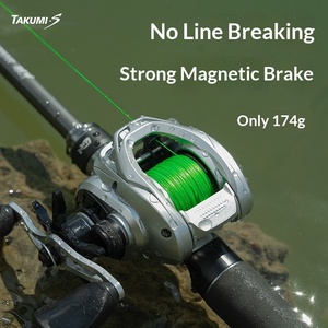 <span class=keywords><strong>Moulinet</strong></span> de pêche à lancer d'appâts en eau douce, ultra-léger 174g, rapport 7.2:1 haute vitesse, frein magnétique anti-recul 5kg max, céramique, pour gaucher - Product Image 5