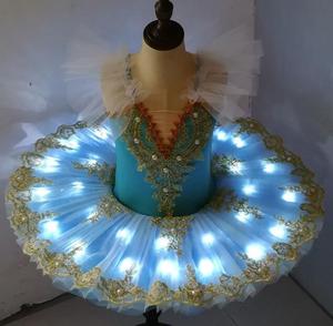 Ecoparty Tutú <span class=keywords><strong>de</strong></span> Ballet Clásico Profesional para Adultos y Niños, Tutú Blanco Tipo Pancake, <span class=keywords><strong>Disfraz</strong></span> <span class=keywords><strong>de</strong></span> <span class=keywords><strong>Bailarina</strong></span> para Fiesta, Vestido <span class=keywords><strong>de</strong></span> Ballet para Niñas - Product Image 6