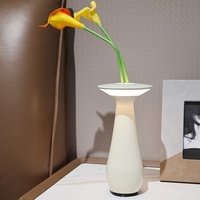 Lampe de bureau LED moderne IP54 étanche, type C, rechargeable, avec fonction Aura Vase, à batterie, tactile, à intensité variable, pour restaurant, jardin, décoration, veilleuse
