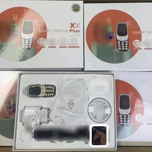 Montre connectée X8Plus pour homme, multifonctionnelle, téléphone <span class=keywords><strong>mobile</strong></span>, longue durée de vie de la batterie, sport, fréquence cardiaque, bracelet en silicone, étanche, Huaqiangbei - Product Image 3