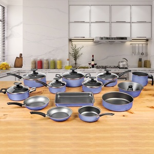 Juego <span class=keywords><strong>de</strong></span> Ollas Antiadherentes <span class=keywords><strong>de</strong></span> Sudamérica, <span class=keywords><strong>Brasil</strong></span>, Perú, México, Chile, 10 Piezas, 18 Piezas, 13 Piezas, 7 Piezas - Product Image 2