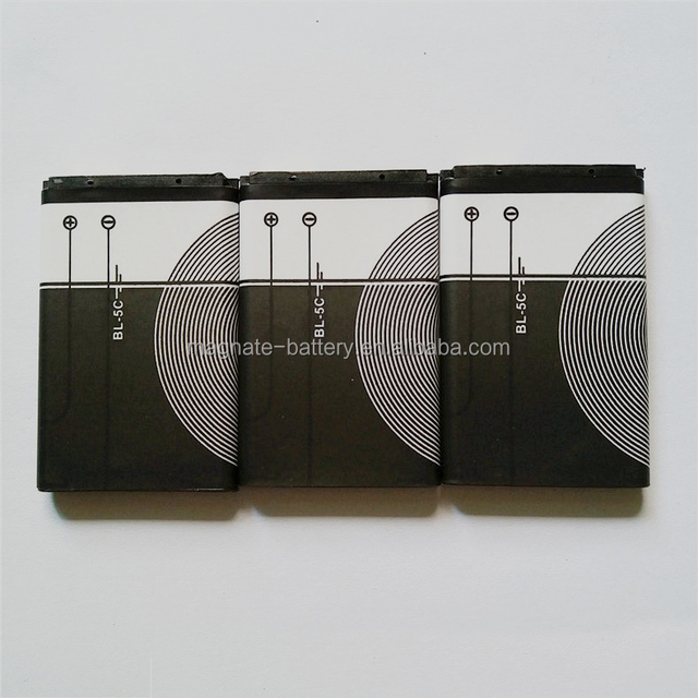 BL-5C Rechargeable 3.7v 1050mAh Battery for 3110c Mobile Phone CE Certified Long Standby Time in Stock