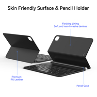 Nouvel Étui Magnétique Connecteur Intelligent Sans Fil 2025, Meilleure Vente, avec Clavier Trackpad Tactile pour iPad Air Pro 11 Pouces