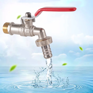 ก๊อกน้ำทองเหลืองกลางแจ้งสวนยาว1/2นิ้วก๊อกน้ำทองเหลืองควบคุมการไหลของน้ำ - Product Image 3