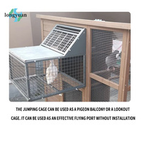 Volière à Oiseaux en Bois Grande et Économique, Conception Personnalisable Facile à Nettoyer pour Perroquets et Oiseaux d'Extérieur, Mobilier pour Animaux