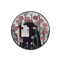Bros hilao Studio anime Aloi pin enamel tanpa wajah lucu Miyazaki Hayao