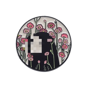 合金アニメスタジオジブリ顔のないエナメルピン面白い宮崎ハヤオブローチ - Product Image 4